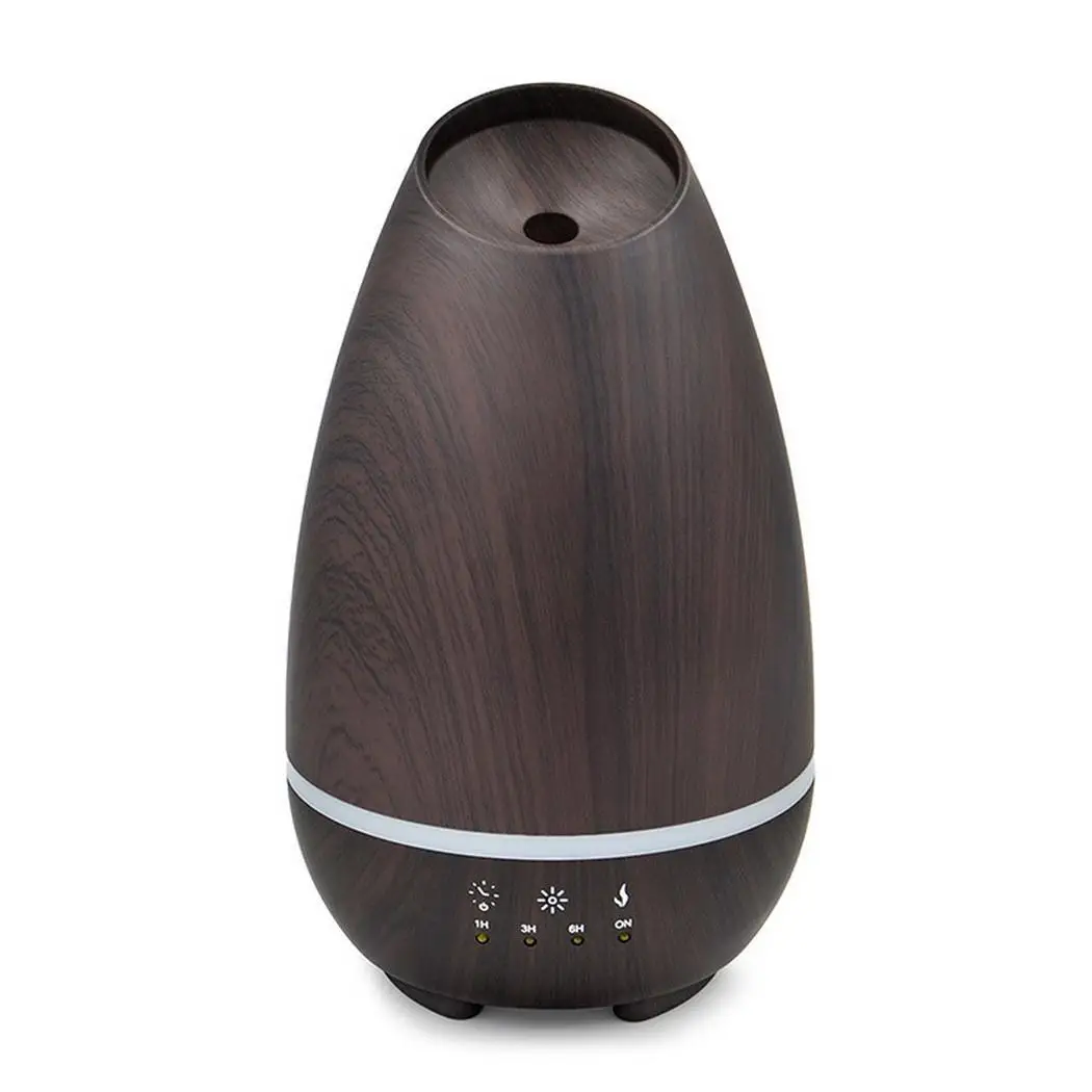 

2019 New Air Humidifier 500ML Ultrasonic Aroma Essential Oil Diffuser with Wood Grain 7 Color Changing
