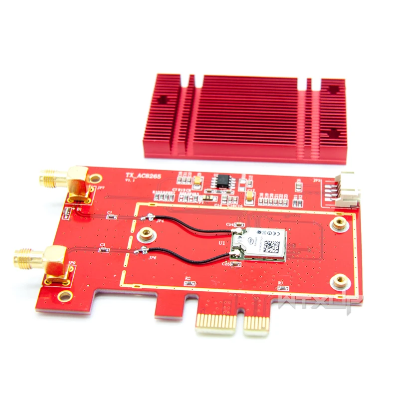 PCIE 8265AC 2,4G/5G двухдиапазонный Настольный 8265NGW 867 Мбит/с беспроводной PCI-E Wi-Fi Bluetooth 4,2 wifi карта AC 8265 WLAN(8265 в нем