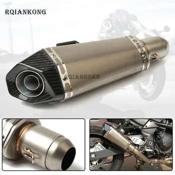 

Slip On For Kawasaki Z800 Motorcycle Modified Exhaust Muffler Escape with Connect Pipe Middle Link Mid Pipe Stainless Steel