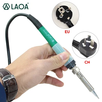 

LAOA Internally Heated 25W/35W Electric Soldering Iron with Ceramic Heating Core with Ceramic Heat Core and EU/National plug