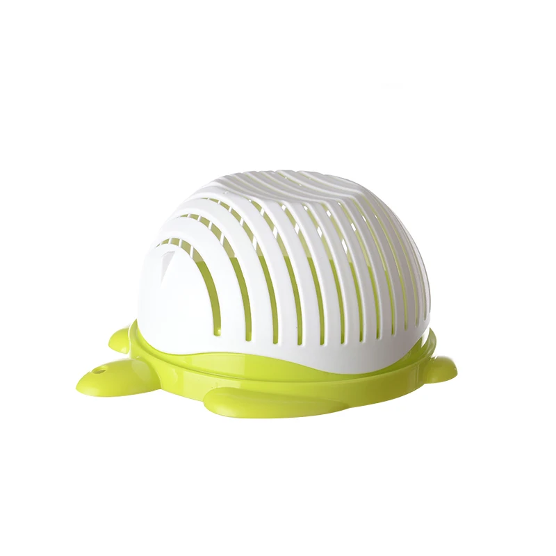 

Fruit Vegetable Salad Cutting Bowl Mixture Cutter Multi-Functional Kitchen Gadgets Household Drain Bowls