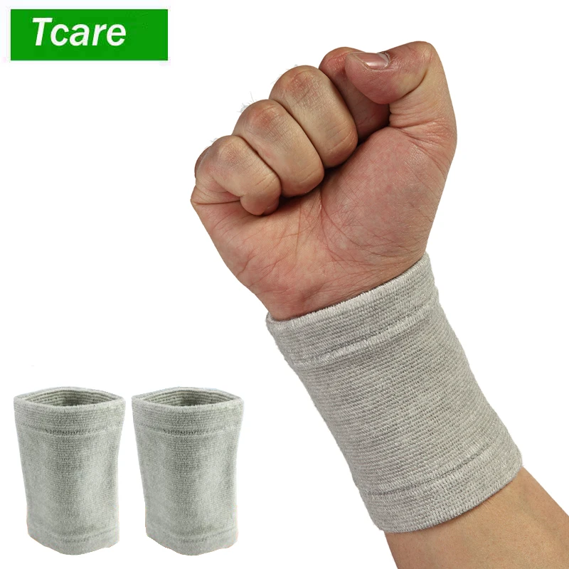 1Pair Elastic Wrist Support Bracer Protection Compression Belt Reliable