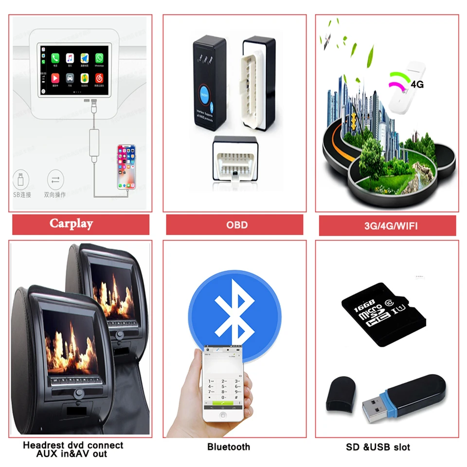 Top 9" Android 9.1 Car Stereo For Toyota PRADO 150 2018 2019 Auto Radio Audio Video Headunit Cassette GPS Glonass Navigation No DVD 5