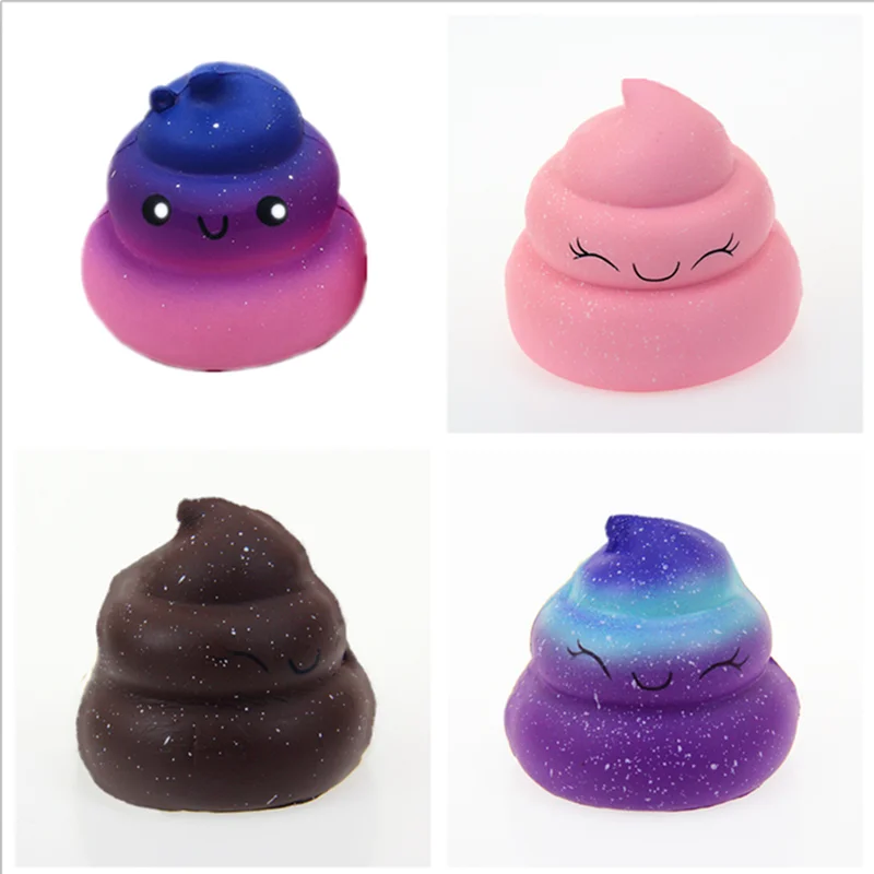 

Exquisite Fun Galaxy Poo Scented Squishy Charm Slow Rising Stress Reliever Toy Squishy Slow Rising Squeeze Toys