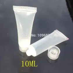 10 мл Прозрачный Пластик мягкую пробку бутылки косметический крем лосьон для пополнения Squeeze шампунь-гель для душа упаковка 100 шт./лот