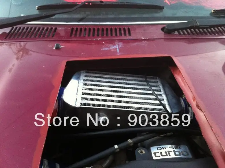 Top mount intercooler kit with scoop fo Toyota Hilux 1KZ TE 3.0L