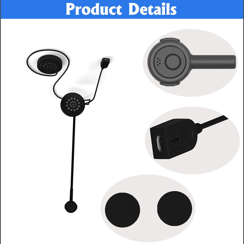 Walkie Talkie Helm Bluetooth Headset Hörer Zwei-wege-radio Drahtlose Kopfhörer Für Motorrad Lokomotive Ski Helm Kopfhörer