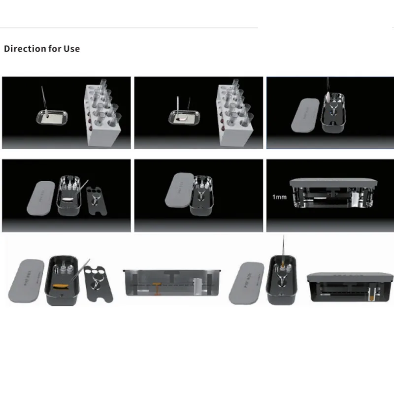 Контейнер для зубных имплантатов/Набор зубного импланта PRF box/инструмент