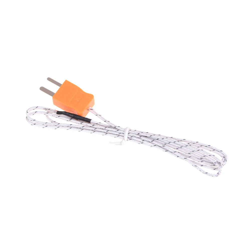 

1Pcs 1M Length Wire Temperature Test K-type TP-01 Thermocouple Sensor Probe Tester line. use to TM-902C TES-1310 MD-6801