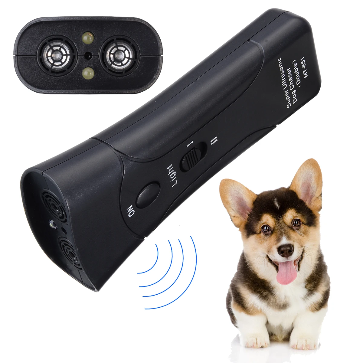 Ultrasonic font b Pet b font Dog Anti Barking Trainer Multifunctional Gentle Chaser font b Pet