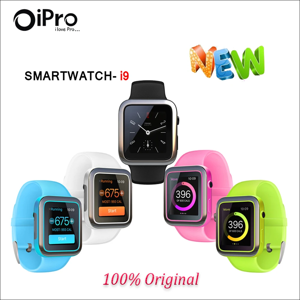 New Bluetooth font b Smart b font font b Watch b font I9 Smartwatch for Iphone
