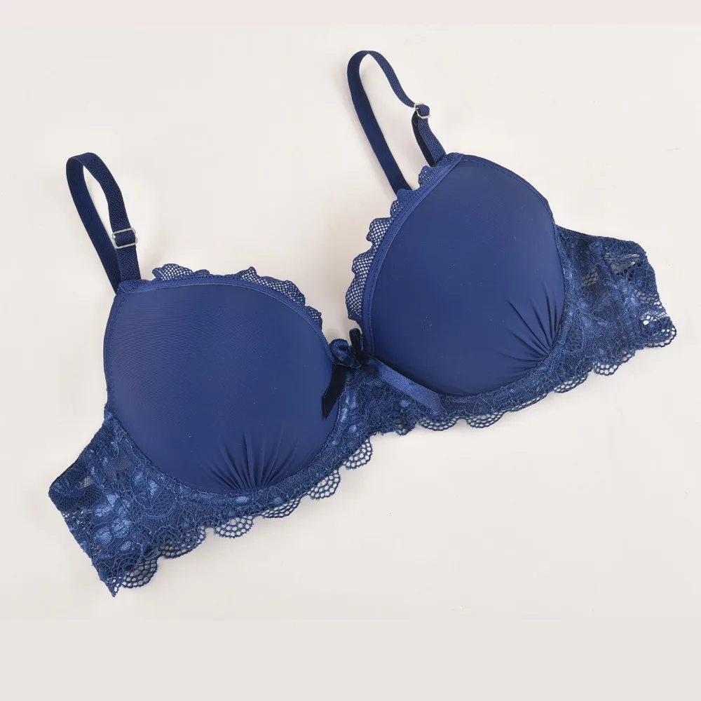Sexy lace up fluorescence Color push up bra women lingerie Big size bra Deep v bralette top intimates high-end soutien gorge 4 Sexy lace up fluorescence Color push up bra women lingerie Big size bra Deep v bralette top intimates high-end soutien gorge - Image 4