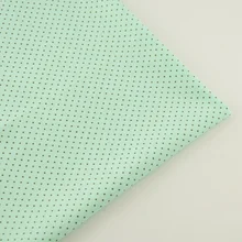 Простые точки Стиль удобные светло-зеленый хлопок Ткань для Книги по искусству работы ремесло Лоскутное детское платье Постельные принадлежности Тильда куклы ткань