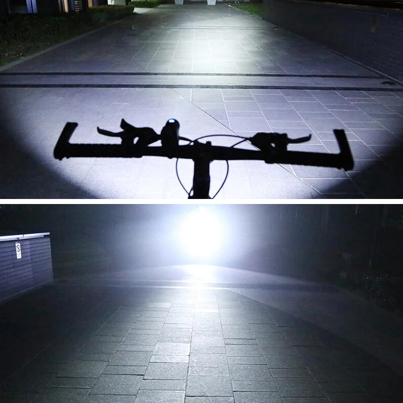 Ceny INBIKE 1000 lumenów światło rowerowe ultra jasny ultralekki przód roweru LED latarka lampa ładowalna latarka usb 18650 bateria