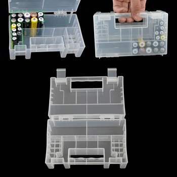 

Plastic Case/Organizer/Holder/Container Battery Storage Box for AAA 9V Battery