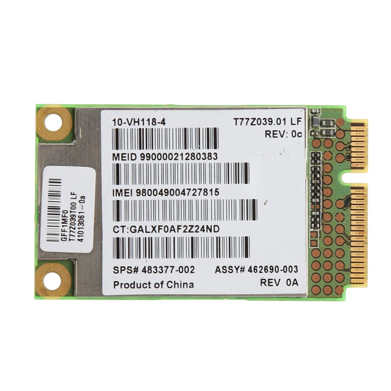 Беспроводная карта PCI E для HP 2018 UN2400 EV DO UMTS HSDPA 483377 002 3G|Сетевые карты| |