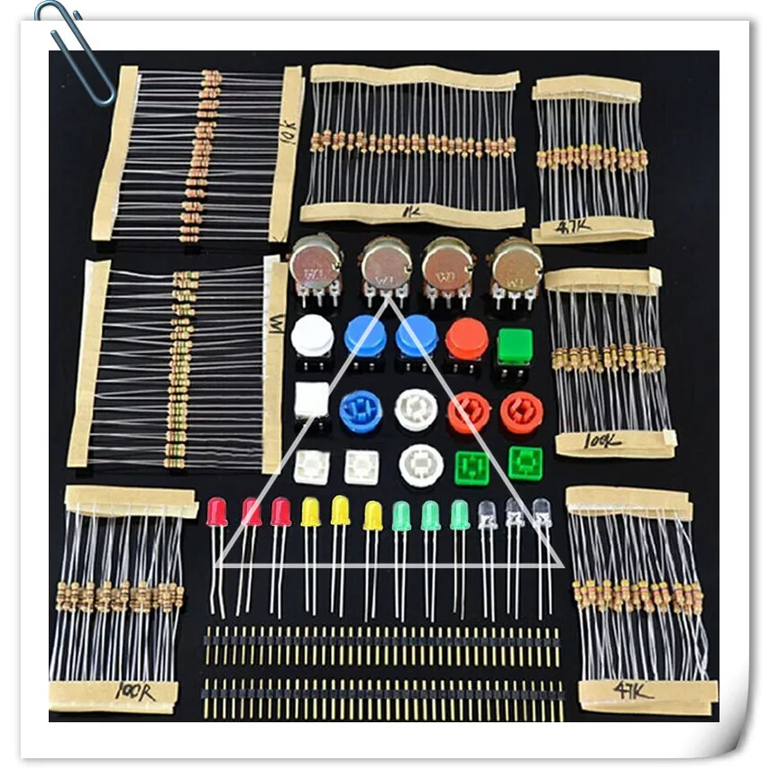 1 sets Handy Portable Resistor Kit for Arduino Starter Kit UNO R3 LED