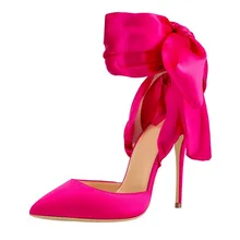 Crossed Strap Outside Bow Sandals Red Black Bridal Wedding Dress Shoes Summer Party Prom 12cm Heels Pumps Shoes Big Size C042A цена Crossed Strap Outside Bow Sandals Red Black Bridal Wedding Dress Shoes Summer Party Prom 12cm Heels Pumps Shoes Big Size C042A цены онлайн