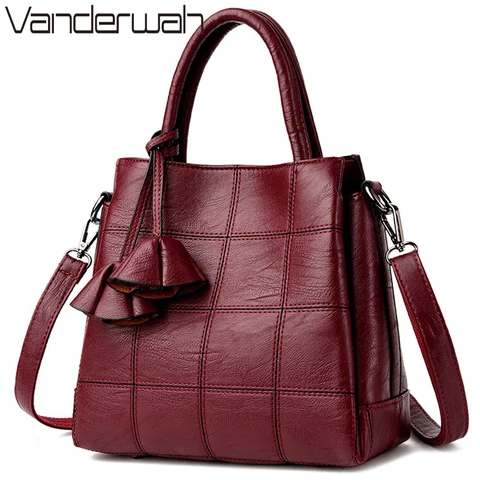 Bolsas de Luxo Bolsas de Couro Bolsas de Grife de Alta Bolsa de Ombro Bolsa do Mensageiro um dos Principais Sac Mulheres Qualidade Mulheres Fêmea Crossbody