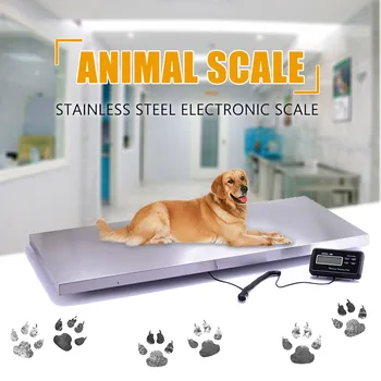 

Heavy Electronic Balance Floor Bench Weighting Scale Commercial Scales Digital Display Scales Animal/Parcel Platform Scale 300kg