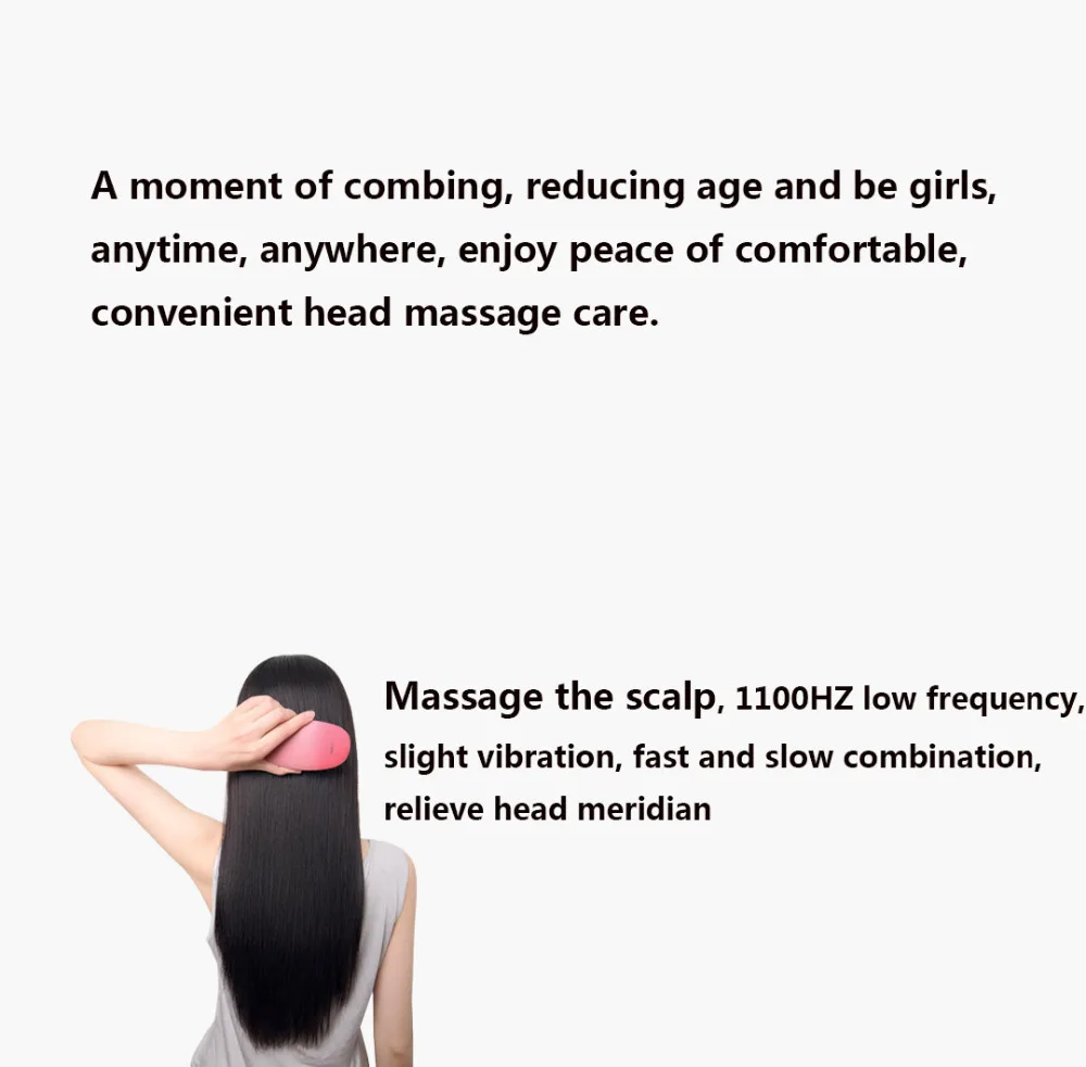 Xiaomi Comb Mi Home yueLi Portable Brush Care Beauty Anion Hair Care Scalp Massage Anti-static Comb Salon Styling Tamer Tool H15 (10)