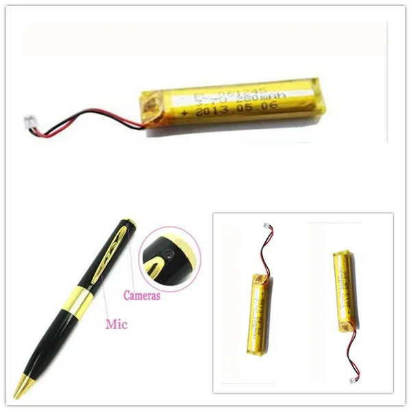 battery teming camera pen li poymer battery for camera pen 061245 601245