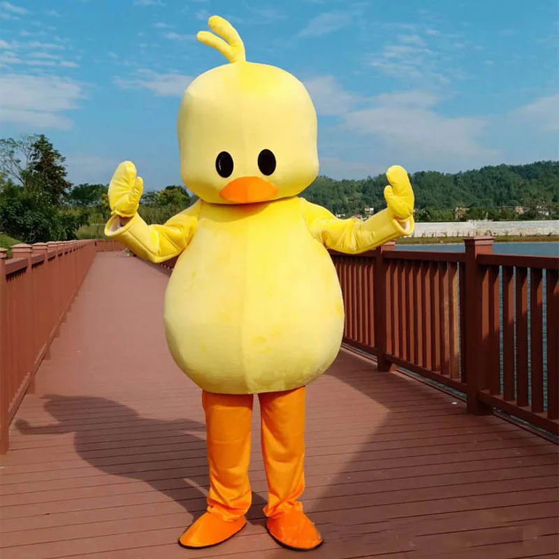 

Tailor-made Big Size XXL Little Yellow Duck Mascot Costumes Cosplay Clothes Christmas Halloween Party Fancy Dress Anime Doll Toy