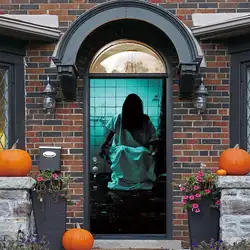Наклейка на тему Хэллоуина декоративная оконная крышка двери наклейка зомби рука 78X30 дюймов украшения-ужастики для хеллоуина стикер на