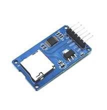 Free shipping! 10pcs/lot Micro SD card mini TF card reader module SPI interfaces with level converter chip for arduino