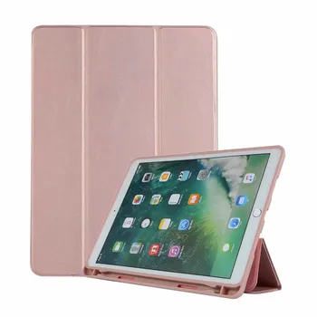

2019 new Smart Cover For Apple ipad air 3 10.5 inch With Pencil Holder Soft Silicone back Case for iPad Pro 10.5 2017 A1701