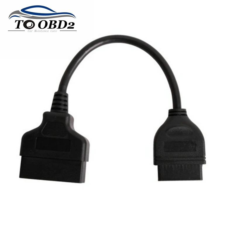 Для Toyota 22Pin мужчина к OBD2 16Pin женский OBD соединительный кабель диагностический адаптер для Toyota 22 штифта