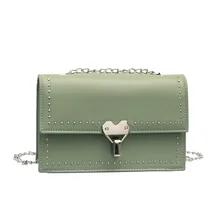 2019 New Fashion Heart Women Shoulder Bag Chain Strap Flap Designer Handbags Clutch Bag Ladies Messenger Bags With Metal Buckle 2019 New Fashion Heart Women Shoulder Bag Chain Strap Flap Designer Handbags Clutch Bag Ladies Messenger Bags With Metal Buckle