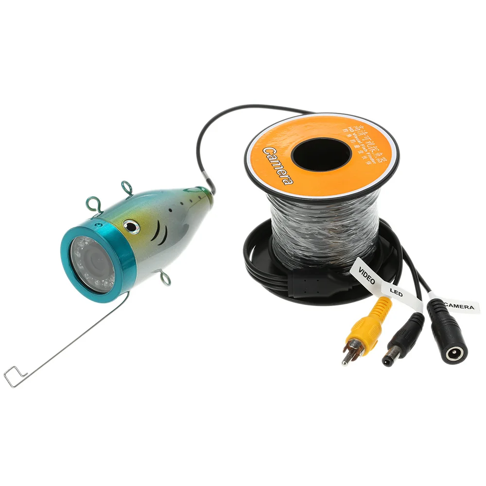 

Underwater 15M Cable HD 1200TVL Fishing Camera 12pcs Leds Fish Finder IP68 Waterproof Sea/River Fishing 30KG Holding Force