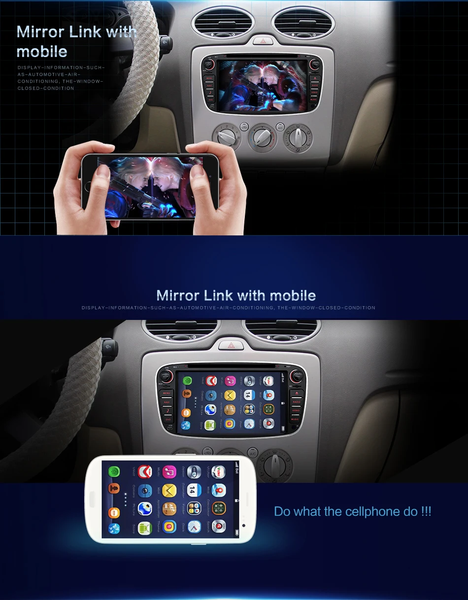 Clearance Bosion Android 9.0 Car Multimedia Player GPS 2 Din Octa Core car dvd for FORD/Focus/S-MAX/Mondeo/C-MAX/Galaxy wifi car radio GPS 8