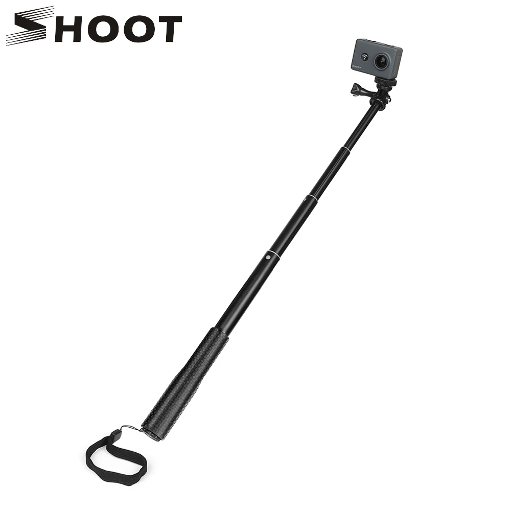 اطلاق النار 36 بوصة الألومنيوم Monopod ل GoPro بطل 6 5 7 4 أسود الفضة جلسة Sjcam Sj7 يي 4 K عمل كاميرا Selfie عصا ل الذهاب برو