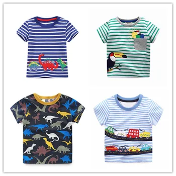 

wholesale children clothing baby boys T-shirt cotton Paint points short sleeve T-shirt kid boys casual short sleeve T-shirt