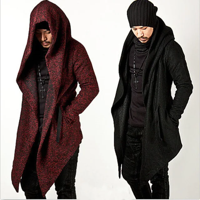 2017 Avant Garde Men's Fashion Tops Jacket Outwear Hood