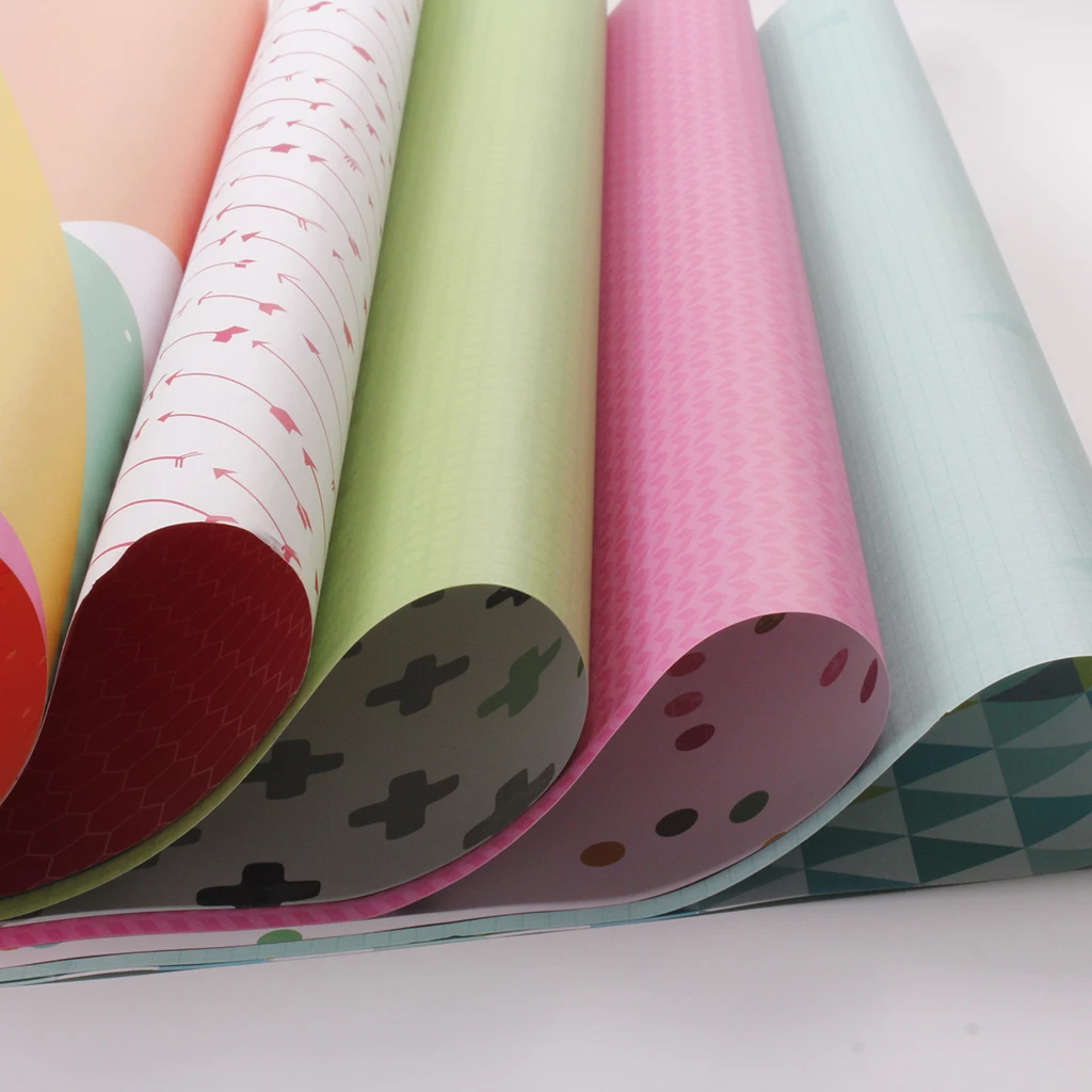 6 Sheets Mixed Style Gift Wrapping Package Paper Craft Projects Decor Craft Paper Party Scrapbooking Decorations 70 x 50 cm