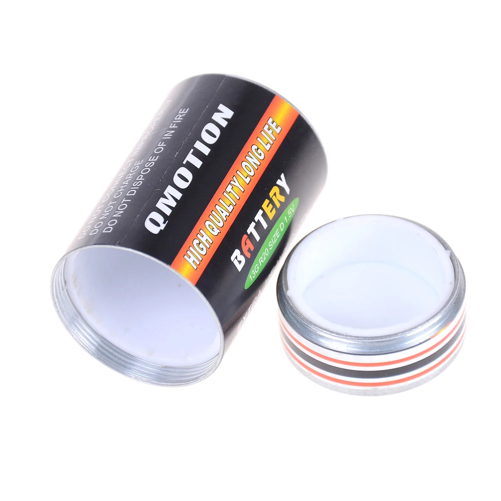 Battery Shaped Secret Stash Safe Money Coins Pill Box Hidden Container a Perfect Choice to Stash Your Cash Container Box 25*46mm