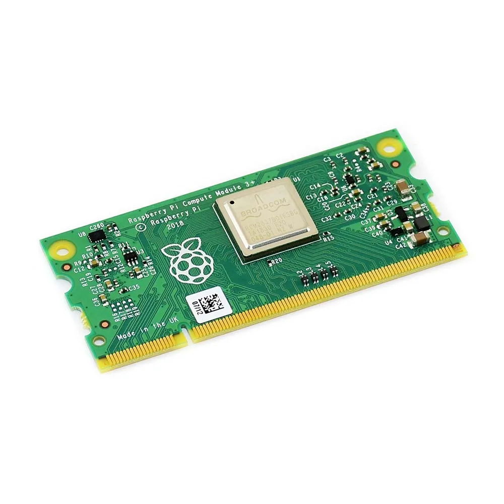  Compute Module 3+/32GB (CM3+/32GB) Raspberry Pi 3 Model B+ in a flexible form factor with 32GB eMMC