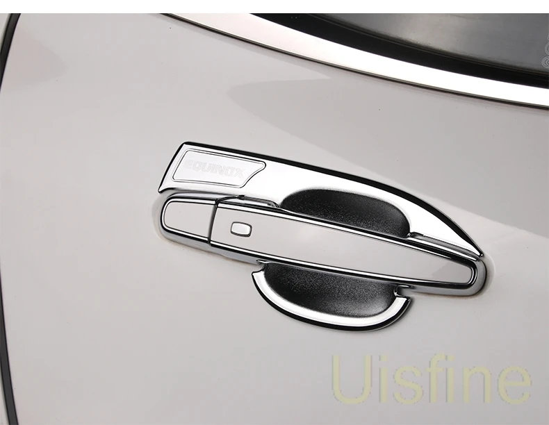 Дверные ручки, дверные чаши с защитой из нержавеющей стали, устойчивые к царапинам автомобильные аксессуары для Chevrolet Equinox