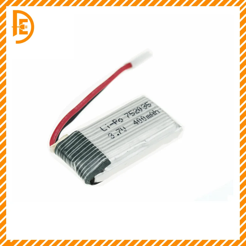 10pcs JJRC H31 Spare Parts 3.7 V 400mah Battery H31-011 Lipo battery 400 mah For XH plug 30C H33 | Игрушки и хобби