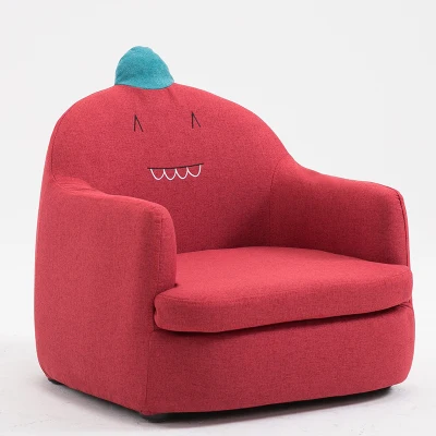 Детский диван милый диван стул Принцесса Девочка Мальчик одиночный маленький диван мультфильм стул моющийся ленивый мини-диван стул - Color: red A