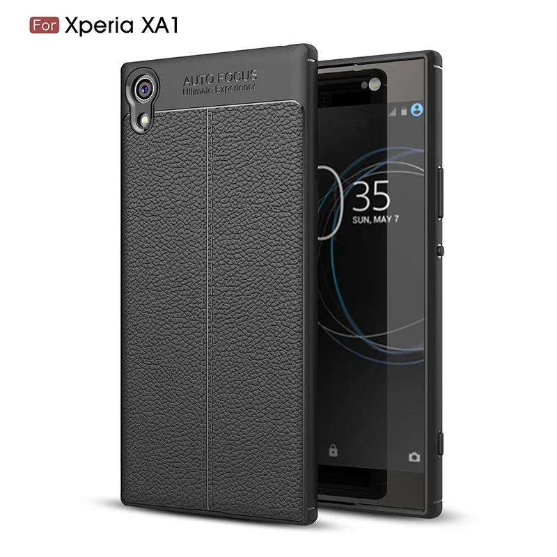 Litchi silicone case sony xperia xa1 (17)