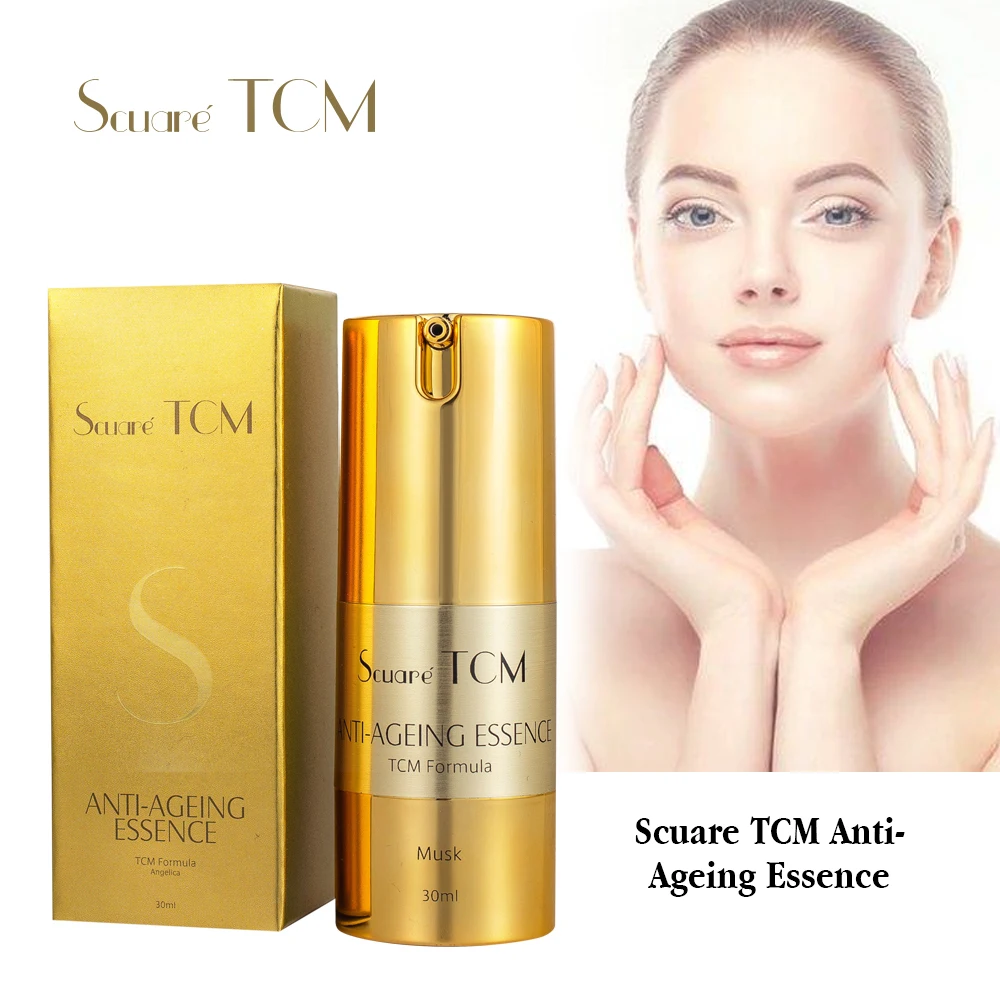 

Scuare Anti-Aging Essence, TCM Formula Mask, silk whitening repair emulsion, make skin luminous, suitable for all ages