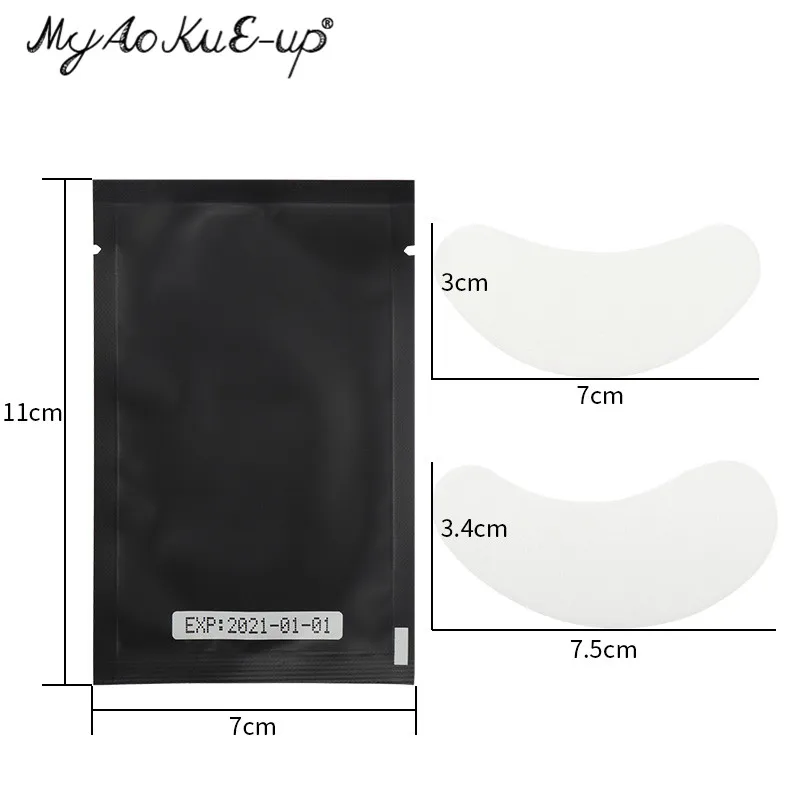Новинка патчи для глаз наклейки черного цвета безворсовые инструменты