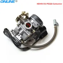 Motorcycle 19mm Carb Keihin Cable Choke Carburetor PZ19 For 50cc 70cc 90cc 110cc Quad ATV Roketa SUNL Kazuma Go Karts