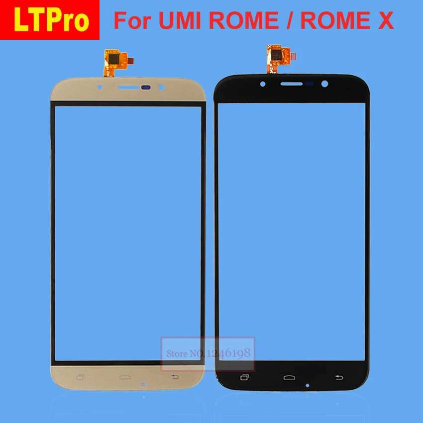 LTPro Top Quality Working TP outer Touch Screen Digitizer Front Panel For Umi Rome/Rome X Mobile Sensor Replacement | Мобильные