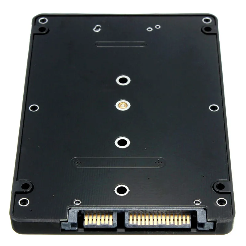 

Newest B key socket 2 M.2 NGFF (SATA) SSD to 2.5 SATA Adapter Card With Case Hight Quality