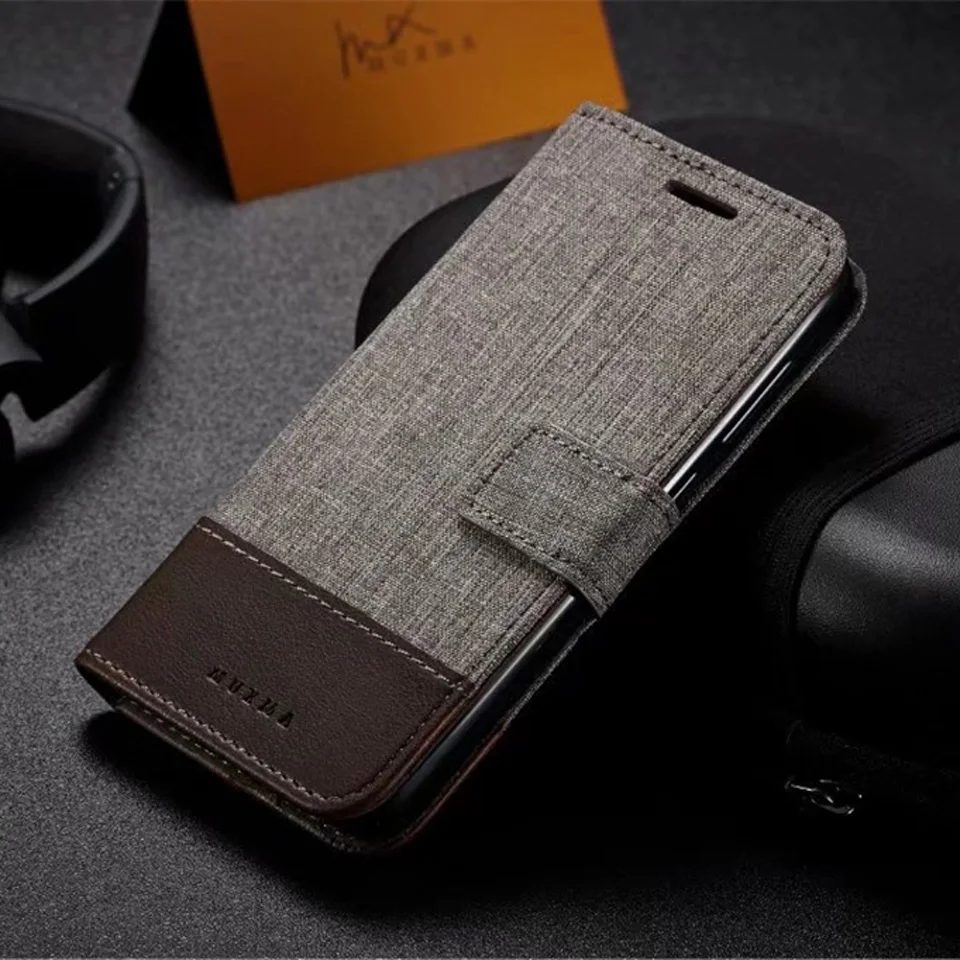 Luxury Denim Leather Pouch For RedMi 4X Note 4 4A 5A For